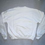 Women’s House Of Ph8 Basic Oversized Cream Crewneck Sweatshirt Sz Xs White Photo 1