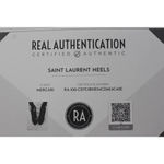 Saint Laurent ladies  PARIS Black Heels size 38.5 Photo 10