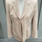 Kate Hill Woolmark Mocha 3 Button Fine Wool Blend Suit Blazer WM Size 4 Photo 4