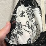 Victoria's Secret Y2K Black and White Floral Slip Lingerie Dress Size Medium Photo 7