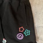 PacSun Black Spectrum PAC Short Y2K Charms Drawstring Lounge Cozycore Size Small Photo 5