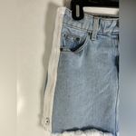 Carmar Blue Denim Mini Skirt with White Accents Size 25 Photo 3