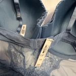 Victoria's Secret Victoria’s Secret Lace Blue Bodysuit Photo 3