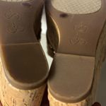 Jessica Simpson Womens Beige 2 Cork-Like Wedge Woven Cut Out Marshela Photo 8