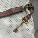 Fossil Vintage RARE  2 way carry shoulder sling bag western turnlock Mason Bag Photo 5