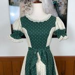 Charming Vintage 1970s Kate Schorer Squaredance Dress! Green Size 8 Photo 3