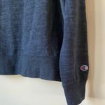 Champion Crew Neck Long Sleeve Pullover Blue Sweater Size Medium Photo 3