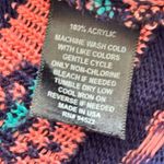 Say What? Say What Open Front Cardigan Womens Size M Sleeveless Hooded Blue Navajo Aztec Photo 9