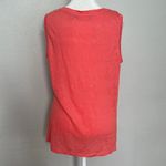 Athleta Twist Front Muscle TShirt Coral Size Medium Photo 3
