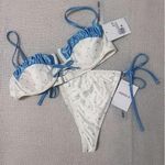 Forever 21 Blue Heart Bikini set  Photo 0