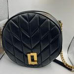 Karl Lagerfeld NEW!  Paris circle Leather Crossbody Shoulder Bag Photo 4