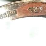 Sajen Sterling Silver Carved Moon Goddess Face Ring Photo 8