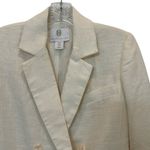 House of Harlow 1960 Double Breasted Linen Blazer Size XS White Photo 2