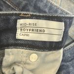 Lane Bryant Women Capri Jeans 18P Blue Mid Rise Fit Boyfriend Denim Casual Denim Photo 6