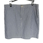 Ralph Lauren Sport Women's Striped Knee Length Skirt Blue Size 8 Photo 0