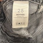 MOTHER SUPERIOR The Private Zip Pocket High Rise Cropped Wide Leg Jeans Size‎ 28 Gray Photo 2