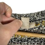 Banana Republic  Chartreuse Wool Mohair Blend Sweater Jacket Multi Size S Photo 7