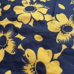 Floral Yellow and Black Scarf/Hair Accessory Photo 3