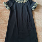 Julie Brown  NYC Vintage Retro faux leopard black sheath cocktail  women’s dress Photo 0