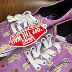 Vans NEW Purple Skateboarding Dogs Authentic Shoe M7/W8.5 Fruit, Summer, Animals Photo 2
