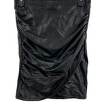 LA Made  Black Vegan Leather Skirt Size XS estimated Photo 0