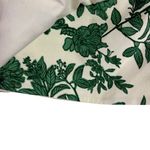 Rococo Sand White Green Floral Print Asymmetric Mini Skirt Size Medium Photo 5