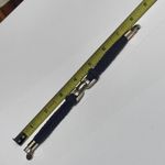 Talbots  Gold Tone Metal / Blue Cloth Bracelet Photo 8