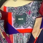 Anthropologie Taryn Crepe Paisley Patchwork Dress Photo 4