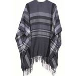 Banana Republic NWT  Women’s Cashmere Blend Plaid Fringed Wrap One Size Photo 3