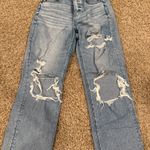 American Eagle  Curvy 90s Straight Jeans Ripped Photo 1