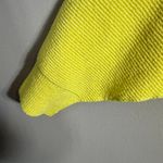 Free People Ottoman Check Knit Sweater Pullover Womens XL Lemon Yellow Boho NWT Photo 9