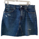 Everlane  denim reconstructed skirt size 30 100% cotton Photo 0