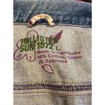 Hollister Vintage Surf 1972 Jean Jacket Studded Edgy Awesome Size Large L Photo 4