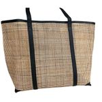 Casa Clara Lei Lei Bag in Natural & Black Womens Beach Tote Shopper Photo 7