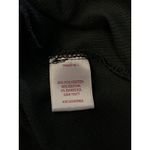 SO  T-Shirt Dress Women’s Large Black Ribbed Knit Stripe Neck Short Sleeve Mini Photo 9