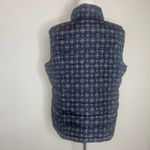 Charter Club Navy Green Medallion Puffer Vest Sz Large Photo 1