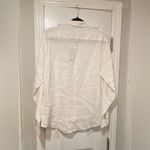 J.Crew NWT Size 8 White Garçon classic shirt in Baird McNutt Irish linen Photo 8