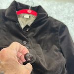 J.Crew Womens Blazer Jacket Size 6 Velvet Black Equestrian Riding Leather Button Photo 7