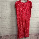 Land's End New red white and blue patriotic stars faux wrap dress size 2X plus Photo 6