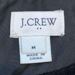 J. Crew Factory Black Velvet Scoop Neck Short Sleeve Top Size Medium Black Photo 6