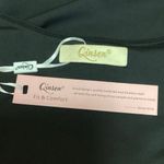 Qinsen Women's Black V Photo 2