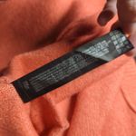 ZARA  Knit Sweater Woman's Small‎ Orange Oversized Winter Reversed Seams Photo 10