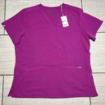 FIGS NWT Casma 3 Pocket Scrub Top Women’s Size XL Classic Fit - Pink Photo 0