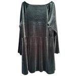 Old Navy NWT Green Velvet Long Sleeve Square Neck Knee Length Dress Size 3X Photo 2