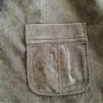 kim rogers  Corduroy Notched Lapel Cord Blazer Jacket Grey Size 10P Photo 2