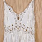 Free People  Ilektra Slip Cotton Lace Mini Dress Black Small Photo 7