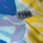 Lilly Pulitzer  Vintage Size 2 Blue Yellow Hibiscus Floral Print Silk Halter Top Photo 9