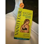Vanity Fair  Sports Bra Size 44DD White Intimates Convertible Straps Wire Free Photo 4