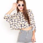 MINKPINK  Daisy Crop Blouse Photo 2