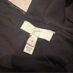 Joie NWOT  Johnesha Wrap Effect Tiered Pleated Dress Midi black polka dot ruffle Photo 3